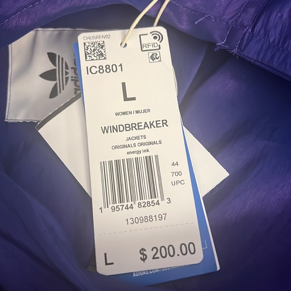 Adidas windbreaker NWT - Picture 2 of 5